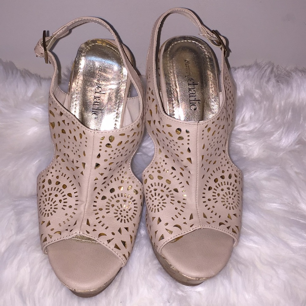 Charming Charlie Wedge Sandals